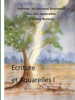 cover image of Ecriture et aquarelles